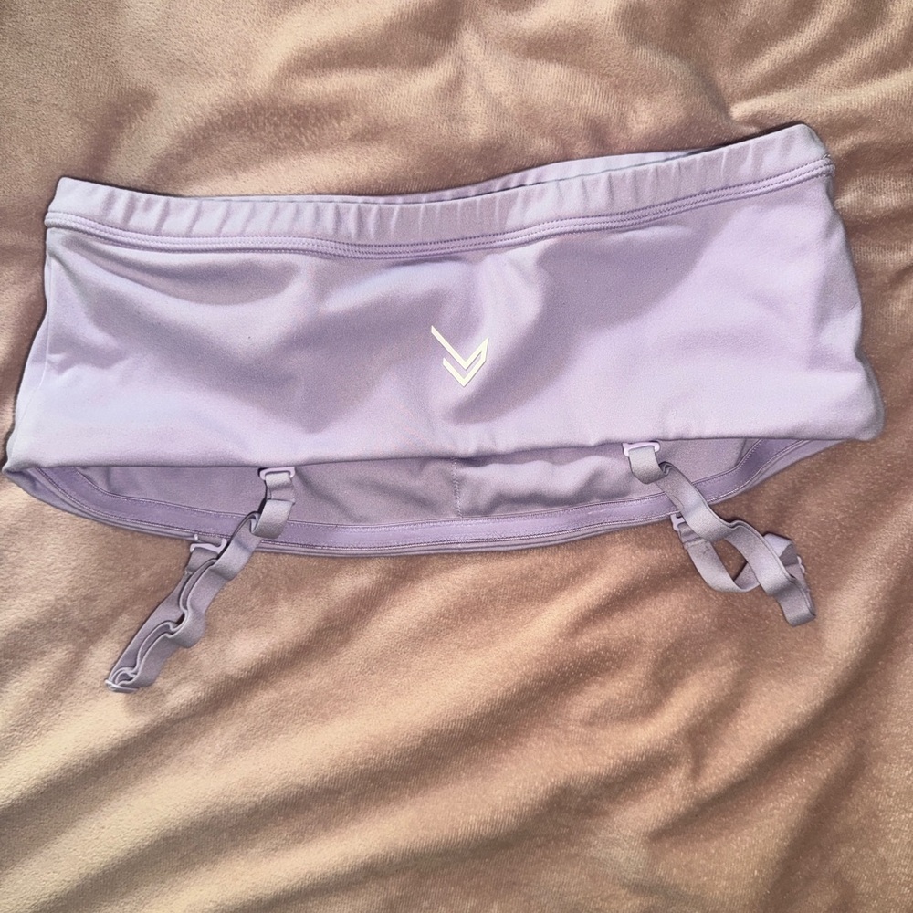 Oner Active Lavender Strapless Sports Bra with Removable Straps